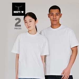 【2枚組】2P BEEFY-T Tシャツ 25FW BEEFY-T ヘインズ(H5180-2)