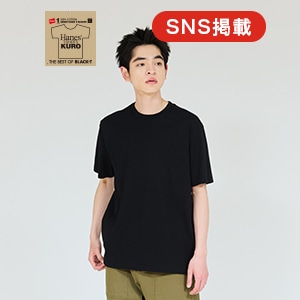 Hanes T-SHIRTS KURO クルーネックTシャツ