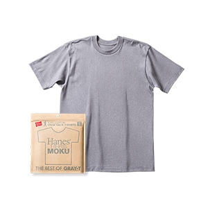 Hanes T-SHIRTS MOKU クルーネックTシャツ 26SS ヘインズ(HM1-D203)