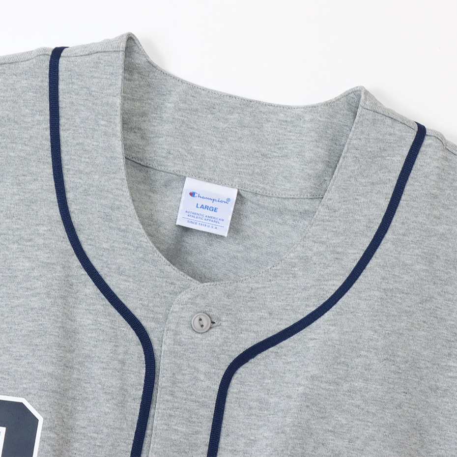 ベースボールシャツ オックスフォードグレー | チャンピオンの公式通販 