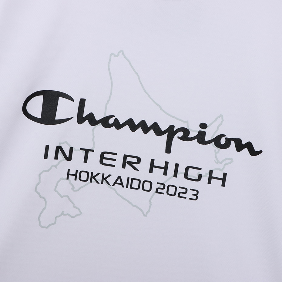 北海道インターハイ2023 共通デザイン Tシャツ ホワイト 