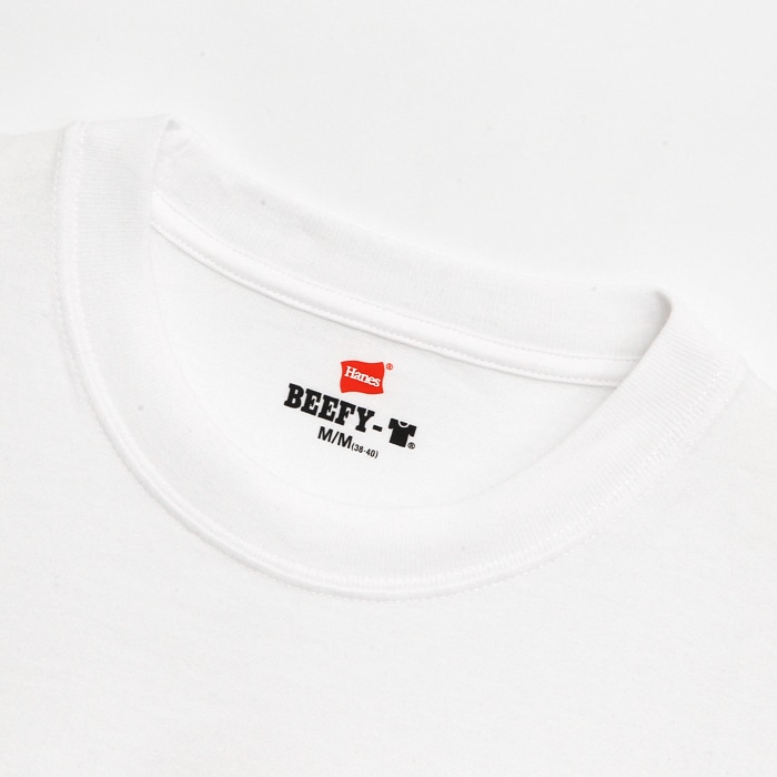 大きいサイズ ビーフィーTシャツ ホワイト | ヘインズの公式通販サイト
