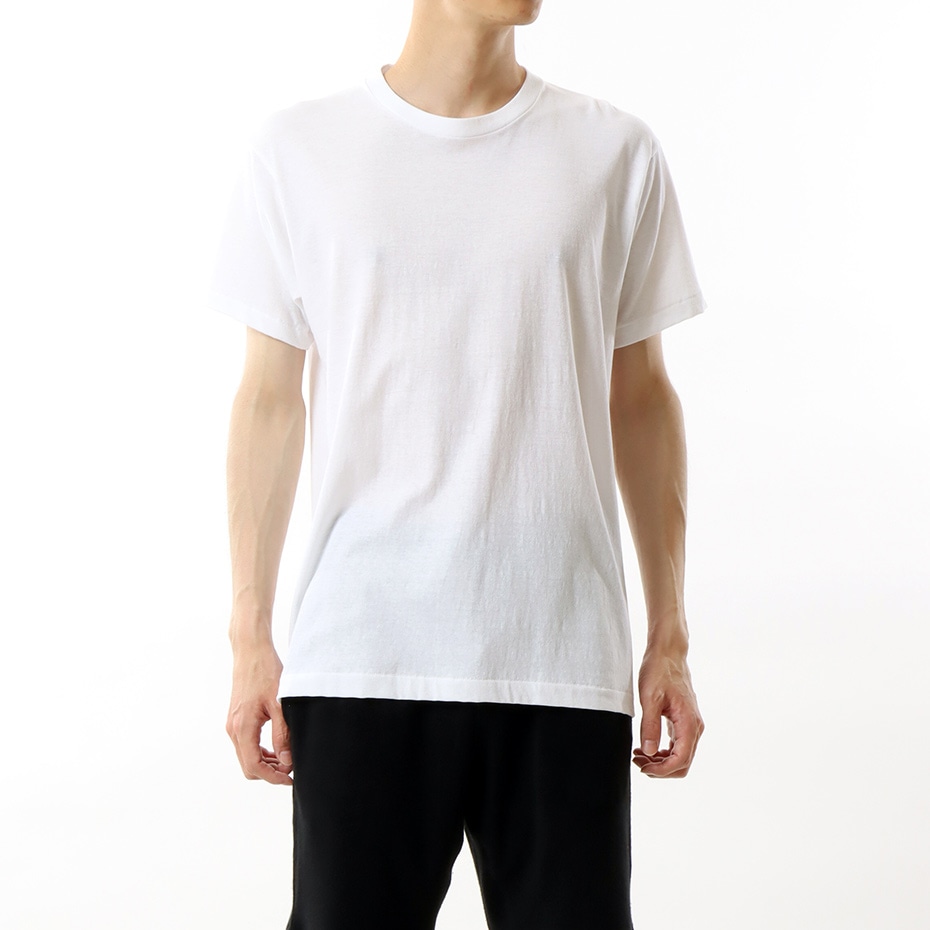 3枚組】アオラベルクルーネックTシャツ ホワイト | ヘインズの公式通販 ...