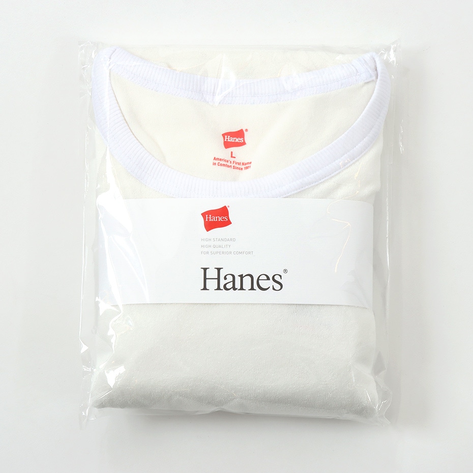 Hanes H ショートスリーブクルーネックシャツ ホワイト | ヘインズの
