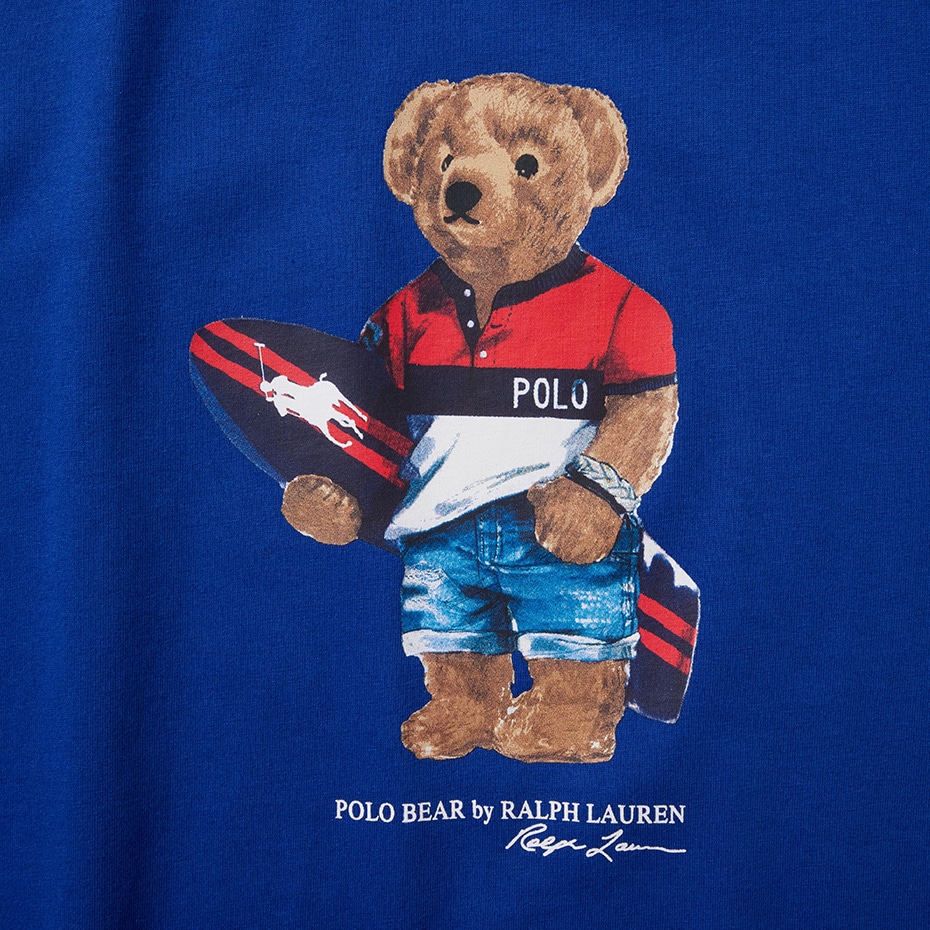Polo Bearポロベアー熊ワッフル生地 サーマル長袖Tシャツ新品オリーブXLファッション