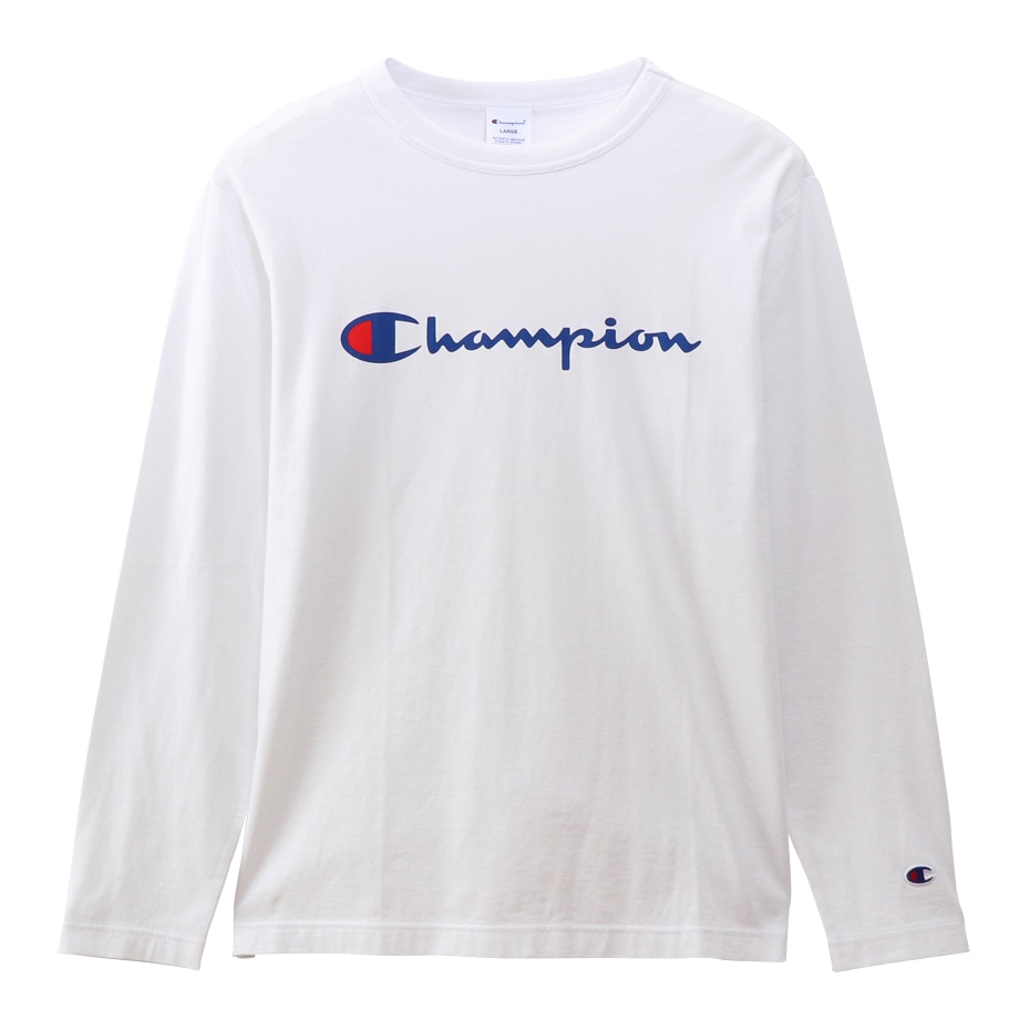 大きいサイズ ロングスリーブTシャツ ホワイト | チャンピオンの公式