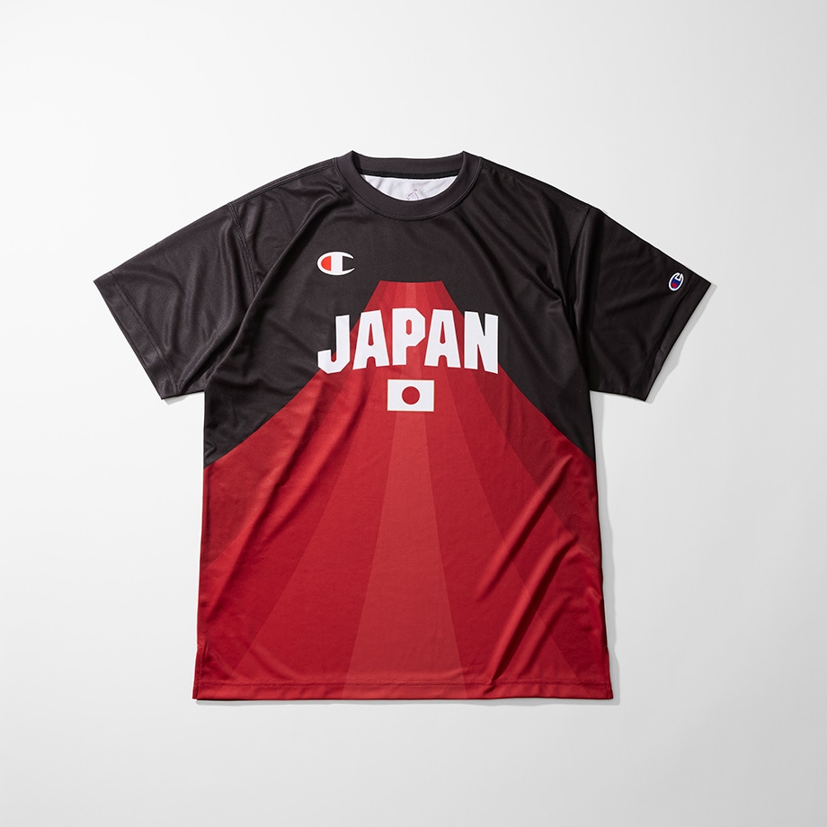 車いすバスケットボール日本代表応援Tシャツ ブラック | チャンピオン 