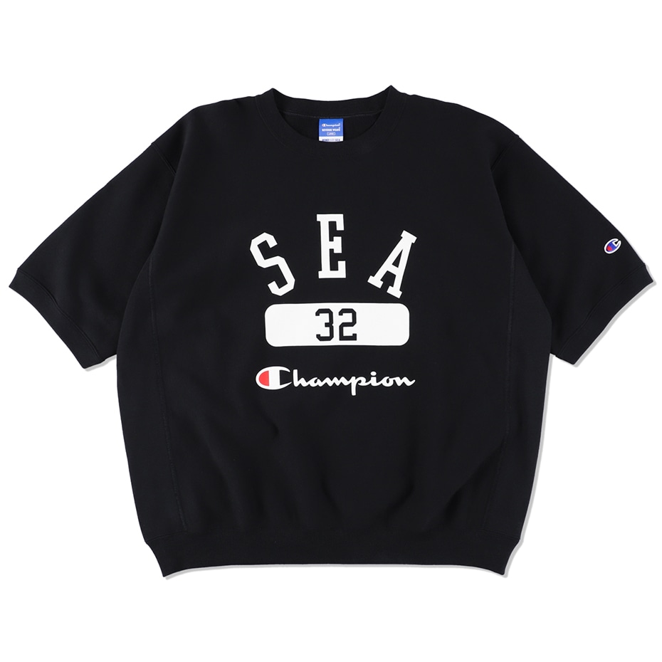 Champion x WIND AND SEA o[XEB[u(R) V[gX[uN[lbNXEFbgVc(C8-Z021)