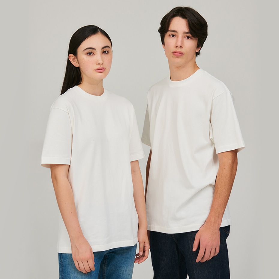 2枚組 SHIRO クルーネックTシャツ ホワイト | ヘインズの公式通販サイト