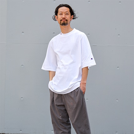 Champion x N.HOOLYWOOD ショートスリーブTシャツ ホワイト