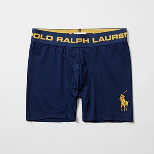 パーフェクトポーチ ポロプレイヤー プリント 25FH ポロ ラルフ ローレン【前開き】(RM3-A105)