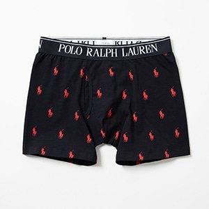 ボクサーブリーフ PPプリント 25FH ポロ ラルフ ローレン【前開き】(RM3-B101)