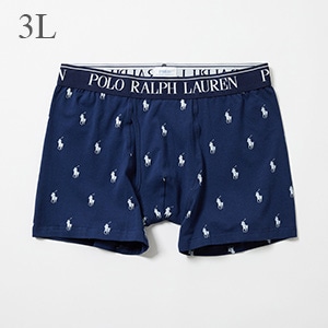 大きいサイズ ボクサーブリーフ PPプリント 25FH ポロ ラルフ ローレン【前開き】(RM3-B101)