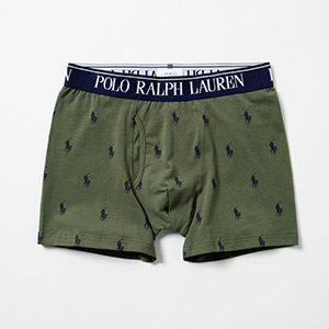 ボクサーブリーフ PPプリント 25FH ポロ ラルフ ローレン【前開き】(RM3-B101)