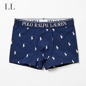 ショートボクサーブリーフ PPプリント 25FH ポロ ラルフ ローレン【前閉じ】(RM3-B101S)
