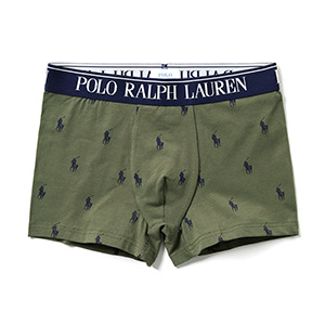 ショートボクサーブリーフ PPプリント 25FH ポロ ラルフ ローレン【前閉じ】(RM3-B101S)