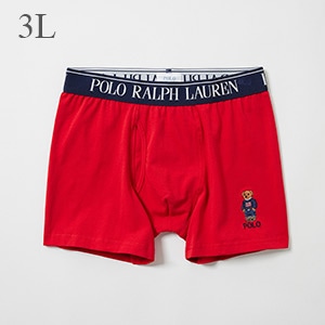 大きいサイズ ボクサーブリーフ コアフラッグセーターベア刺繍 25FH ポロ ラルフ ローレン【前開き】(RM3-B113K)