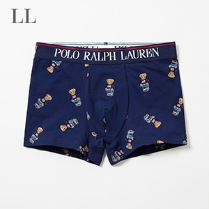 ショートボクサーブリーフ コアフラッグセーターベア オールオーバープリント 25FH ポロ ラルフ ローレン【前閉じ】(RM3-B114S)