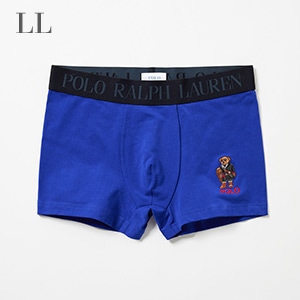 ショートボクサーブリーフ ホリデーベア刺繍 25FH ポロ ラルフ ローレン【前閉じ】(RM3-C103S)
