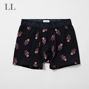 ボクサーブリーフ ホリデーベア オールオーバープリント 25FH ポロ ラルフ ローレン【前開き】(RM3-C104)