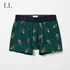 ボクサーブリーフ ホリデーベア オールオーバープリント 25FH ポロ ラルフ ローレン【前開き】(RM3-C104)