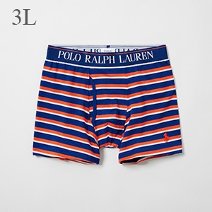 大きいサイズ ボクサーブリーフ ストライプ 25FH ポロ ラルフ ローレン【前開き】(RM3-C105K)