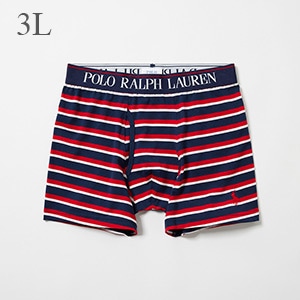 大きいサイズ ボクサーブリーフ ストライプ 25FH ポロ ラルフ ローレン【前開き】(RM3-C105K)