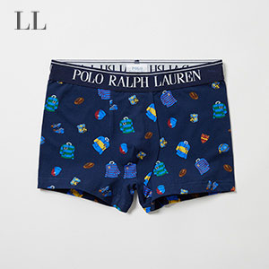 ショートボクサーブリーフ アーカレッジプリント 25FH ポロ ラルフ ローレン【前閉じ】(RM3-C107S)