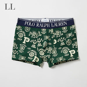 ショートボクサーブリーフ アーカレッジプリント 25FH ポロ ラルフ ローレン【前閉じ】(RM3-C107S)