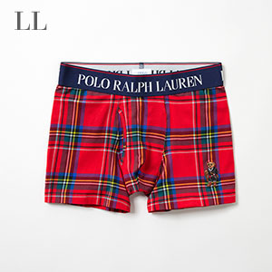 ボクサーブリーフ ホリデーベア刺繍 25FH ポロ ラルフ ローレン【前開き】(RM3-C108)